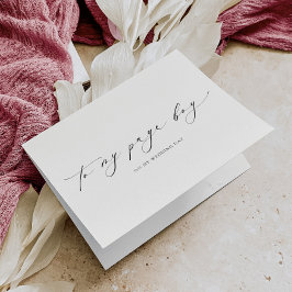 Ellesmere to My Page Bröllopsdag Kort