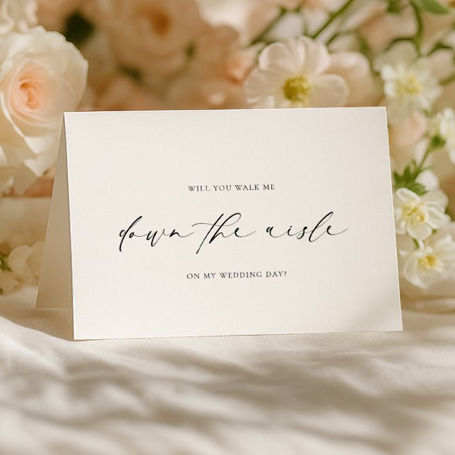 Ellesmere Walk Me Down Aisle Frieri Kort (Skapare uppladdad)