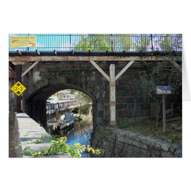 Ellicott City Railway Overpass Hälsningskort (Framsidan Horizontal)