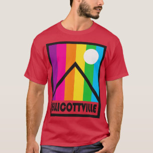 Ellicottville New York Souvenir Gift Rainbow Mount T Shirt