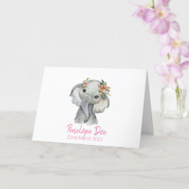 Ellie Birth Card Kort