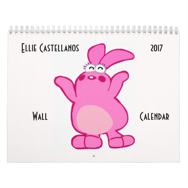 Ellie Castellanos väggkalender 2017 Kalender (Omslag)