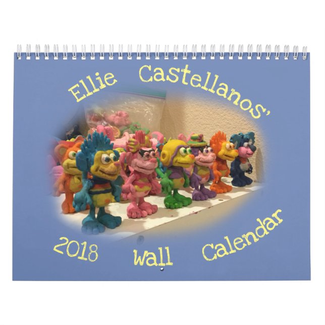 Ellie Castellanos väggkalender 2018 Kalender (Omslag)