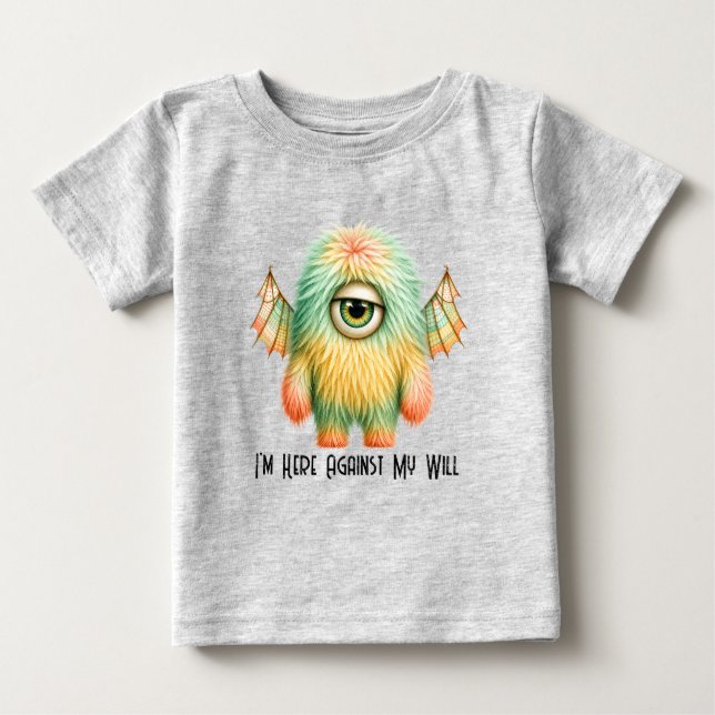 Ellie – Det storögda skeptiska monstret T Shirt (Framsida)