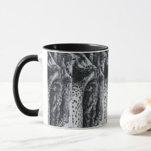 Ellie Elefant Asiatisk Vilda Djur Djungel Djur Kon Mugg