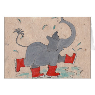Ellie i Wellies Hälsningskort