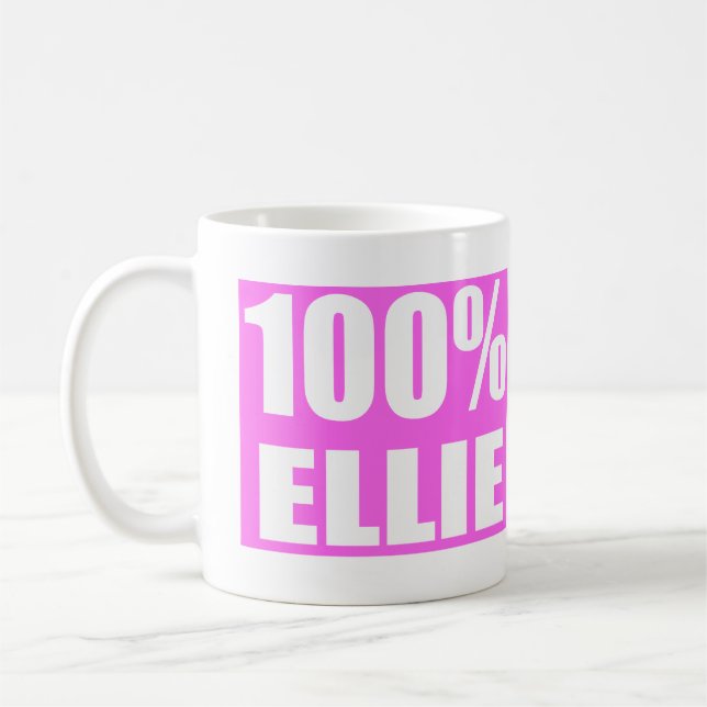 Ellie namn kaffemugg (Vänster)