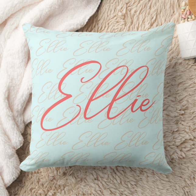 Ellie Repeating Name Pattern  Kudde (Filt)