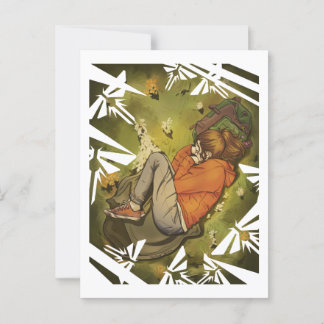 Ellie tar en tupplur vykort