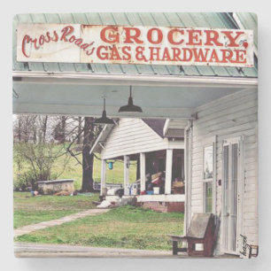 Ellijay, Georgia, Apples, Crossways, Vintage Sign Underlägg Sten