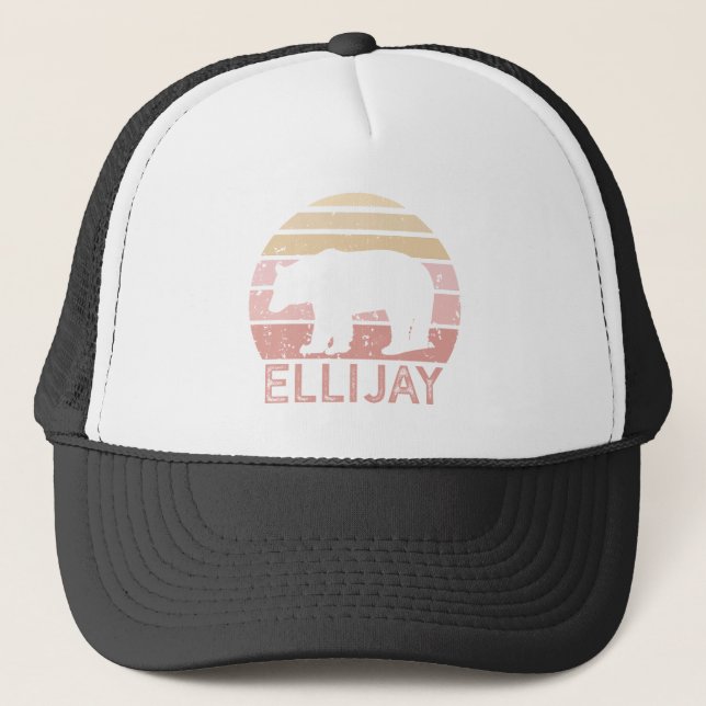 Ellijay Georgia Retro Bear Keps (Framsida)
