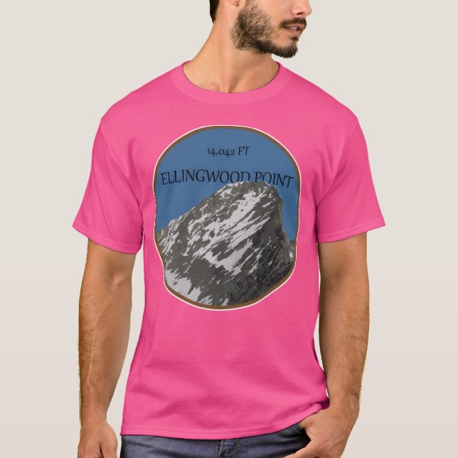 Ellingwood Point Illustraion Active T Shirt (Framsida)