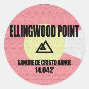 Ellingwood Point Runt Klistermärke