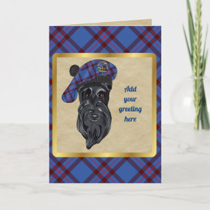 Elliot Badge & Tartan Personlig Card Kort