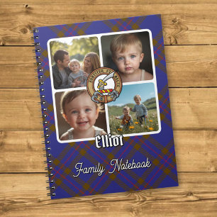 Elliot Familj Foto Collage Anteckningsbok