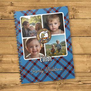 Elliot Familj Foto Collage Anteckningsbok