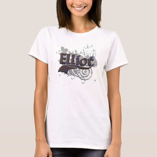 Elliot Grunge Tartan T-shirt (Framsida)