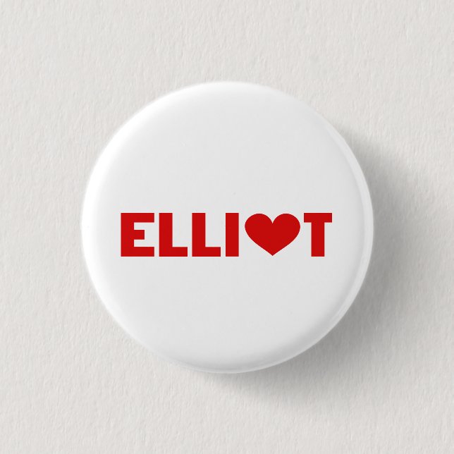 Elliot Kärlek Knapp (Framsida)