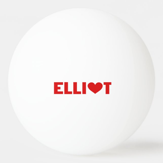 Elliot Kärlek Pingisboll (Framsidan)