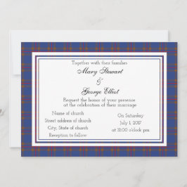 Elliot Scottish Wedding Invitation Inbjudningar