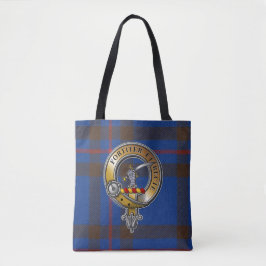 Elliot Tartan & Badge Tygkasse