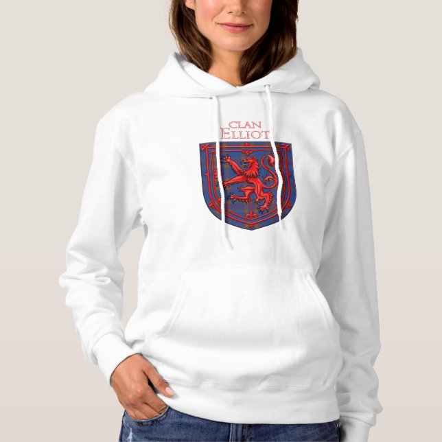 Elliot Tartan Scottish Play Lejon Rampant T Shirt (Framsida)