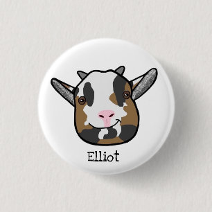 Elliot The Goat Badge Knapp