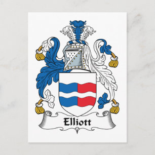 Elliott Family Crest Vykort