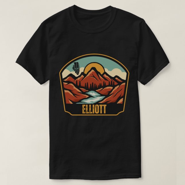 Elliott, Illinois T-Shirt (Design framsida)