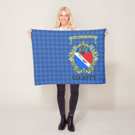 Elliott Vapensköld och Tartan Fleecefilt