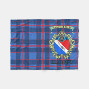 Elliott Vapensköld och Tartan Fleecefilt