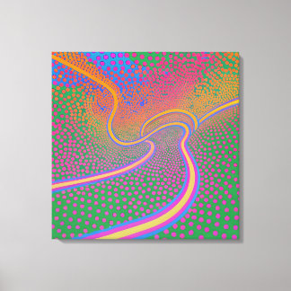 Elliptisk kurva och homogena dispersionsformer canvastryck