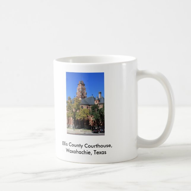 Ellis County domstol, Waxahachie, Texas Kaffemugg (Höger)