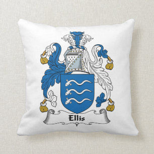 Ellis familjvapensköld kudde