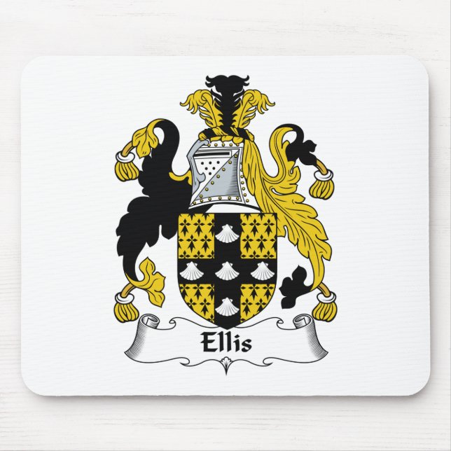 Ellis familjvapensköld musmatta (Framsidan)
