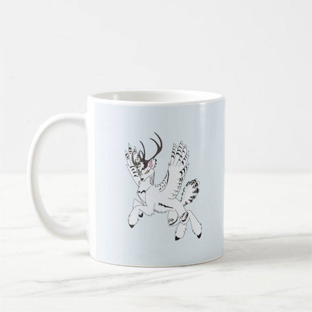 Ellis Fantasy Reindeer Untamed Unapologetic Kaffemugg (Vänster)