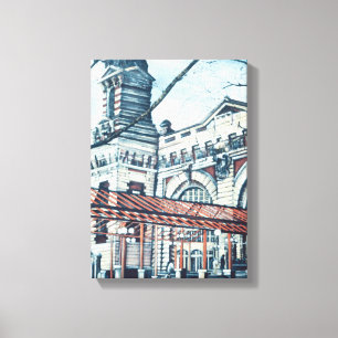 Ellis Island Canvastryck