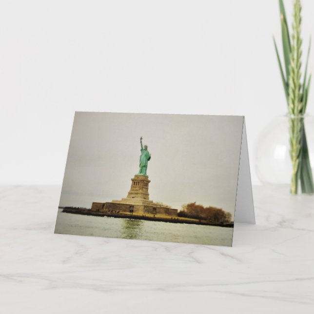 "Ellis Island" gratulationskort Kort (Framsida)