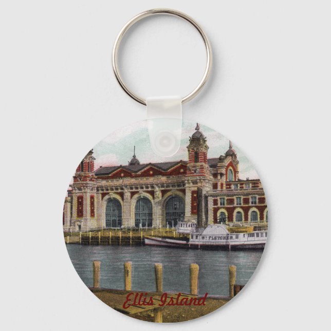 Ellis Island Keychain Nyckelring (Framsida)
