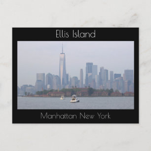 Ellis Island Manhattan New York Postcard Vykort