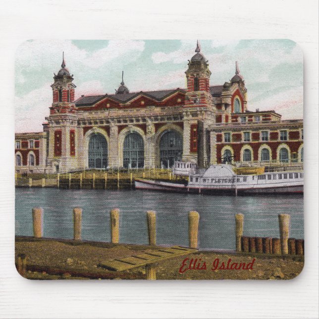 Ellis Island Mousepad Musmatta (Framsidan)