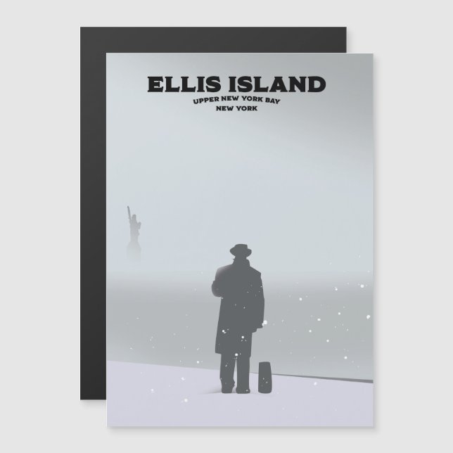 Ellis Island New York NYC (Fram/baksida)