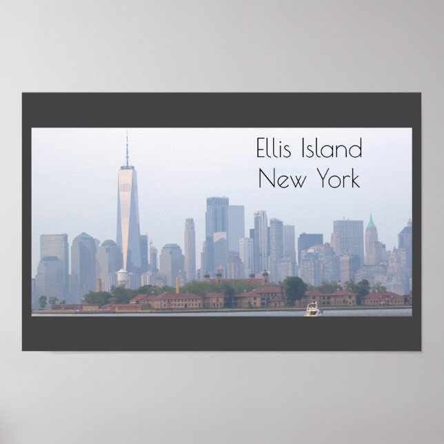 Ellis Island New York Poster (Framsidan)