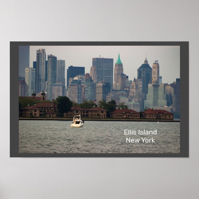 Ellis Island New York Poster (Framsidan)