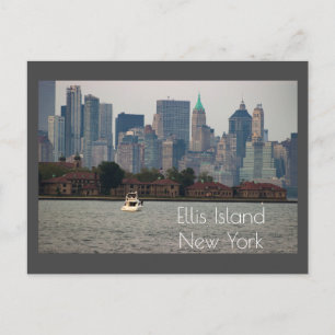Ellis Island New York-vykort Vykort