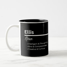 Ellis Pojknamn Definition Personlig Mugg