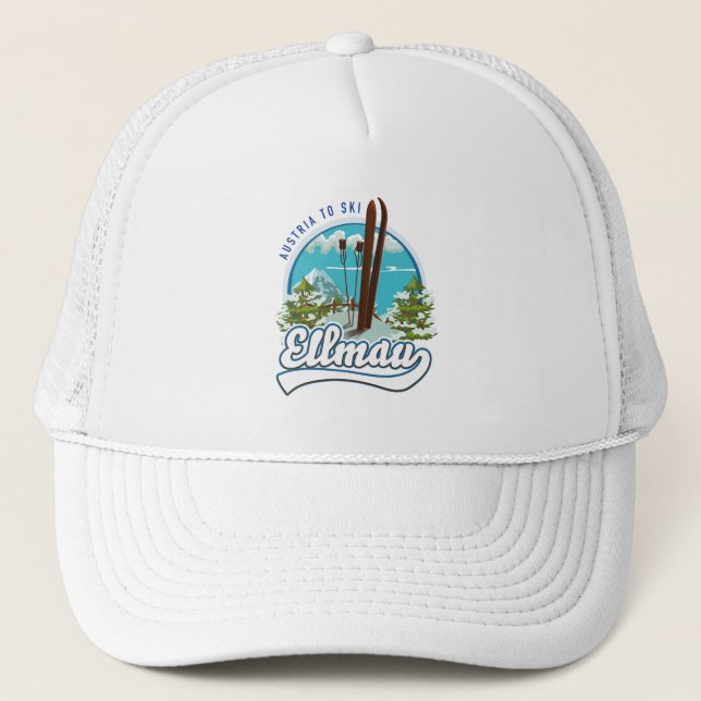 Ellmau Österrike skidlogo Keps (Framsida)