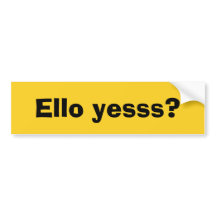 Ello Yesss Funny Quote med svart text