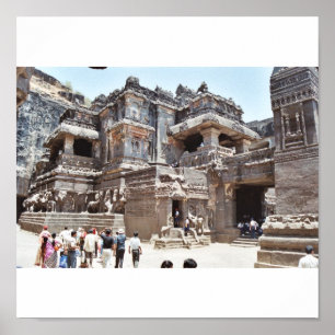 Ellora temple poster