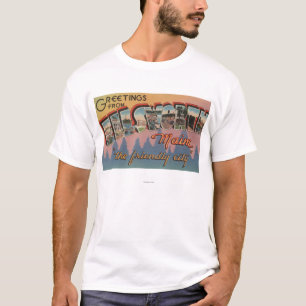 Ellsworth Maine - stora brevplatser T Shirt